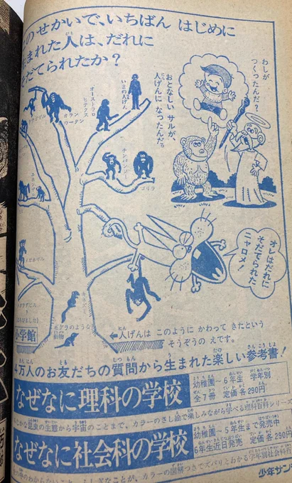 この広告が載ってた少年サンデー(1970年2月15日号)の同じ号の広告ページより。一冊の雑誌のこれにも、これにも、この広告ページにも!ニャロメが顔出してる。どんだけ人気あったんだよ。 
