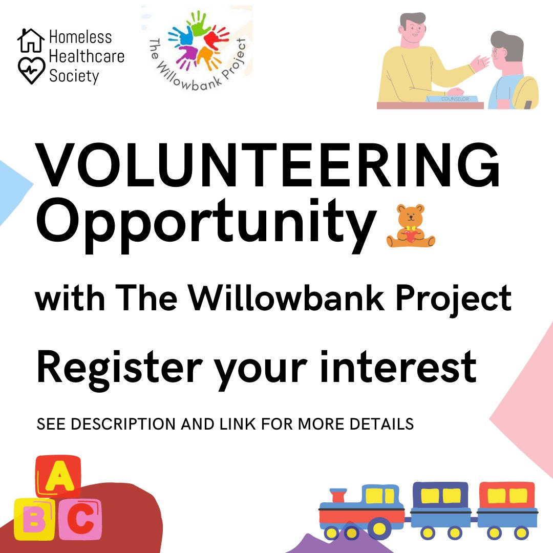 Volunteering at Willowbank Hostel in Fallowfield😊 Give your time on a flexible/weekly basis to make a HUGE difference to the lives of children🧸 and families in temporary accommodation🏠 Register your interest here - find-volunteering.manchester.ac.uk/opportunity/re… DBS and training provided☑️