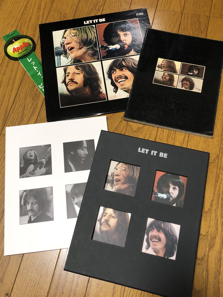 ぼびお On Twitter Let It Beのcdボックス到着 51年前 学生の身には高価だった写真集付き3900円のレコードは解散と相まってほろ苦い思い出だ 当時の歌詞カード Across The Universeのサビのjai Guru がi Can Rule Day La Owとなってて耳コピー屋さんの苦労が