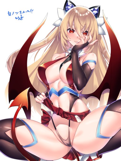 いもふき様(@imohuki_10)にskebで依頼させていただいたうちの子!
某サキュバスチアコスを自分の趣味で魔改造していただきました…ぴちてかインナー大好きなんですよホント( *`ω、)
いつもありがとうございます! 