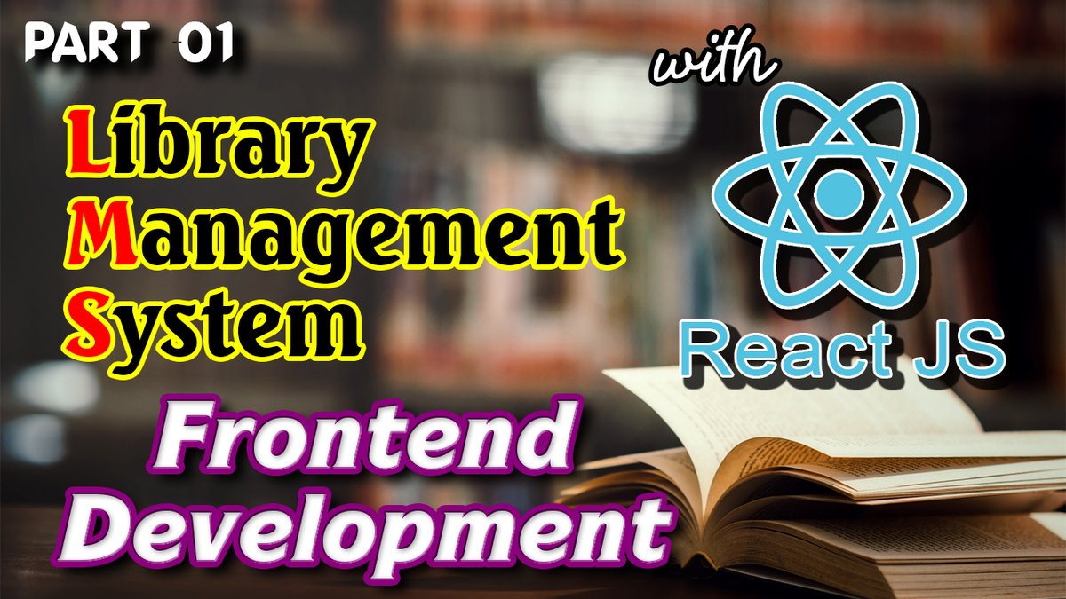 InduwaraUthsara's tweet image. Library Management Frontend with ReactJS
youtu.be/WNu4Tfo9qq0