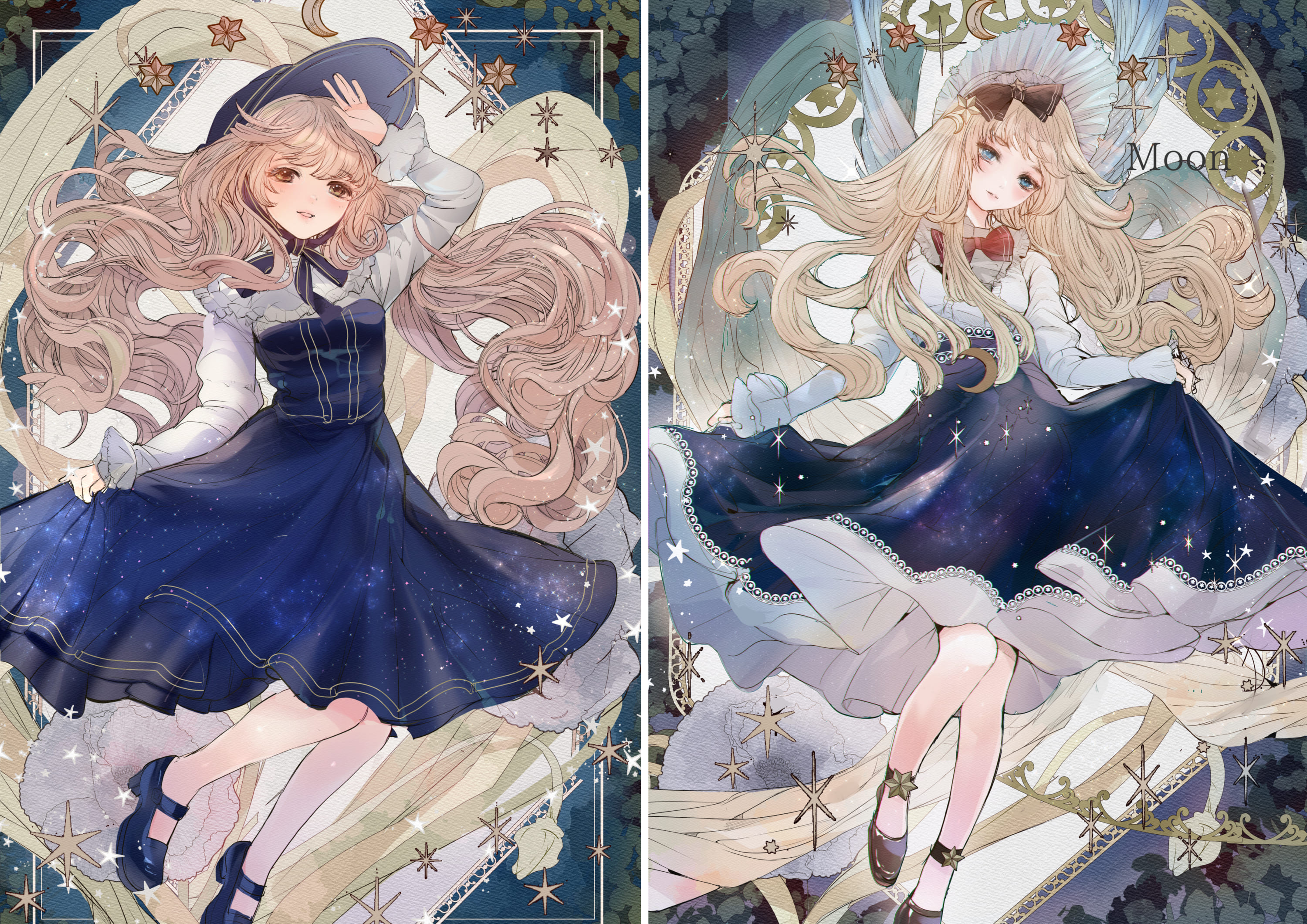 こもりひっき 幻想少女絵 Hikkikomori17 Twitter