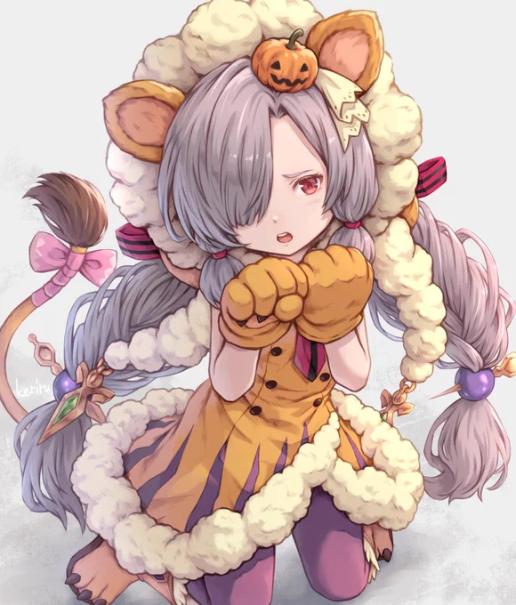 ハロウィンニオちゃん、がお・・・!🎃
かわいく描けた😊
ニオちゃんはどうしてライオンの仮装してるのだろ🦁
ブリキとカカシはいないのかな
#グラブル #GBF #イラスト #illustration 