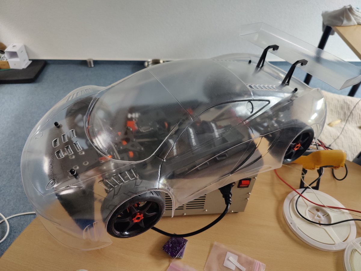 sven_ar's tweet photo. Started converting a new car to to get #selfdriving abilities and extend the fleet. Chassis is the #S86LEGT of #teamundercover. Best chassis to convert in terms of space, size and quality. #rccar #1/8 @jlcpcb #electronics #diyrobocars #robotic #fun #tinkering https://t.co/4FOkVTpNqL