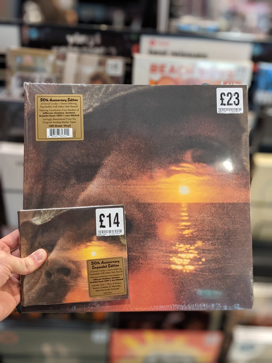 #REISSUEOFTHEWEEK 

@thedavidcrosby has re-released his cult solo debut the psychedelic folk masterpiece #IfOnlyICouldRememberMyName on remastered CD & Vinyl for its 50th birthday! 

Available in-store now 🎉❤️

#davidcrosby #vinyl #reissue #fopp #gettofopp #glasgow #folk #70s