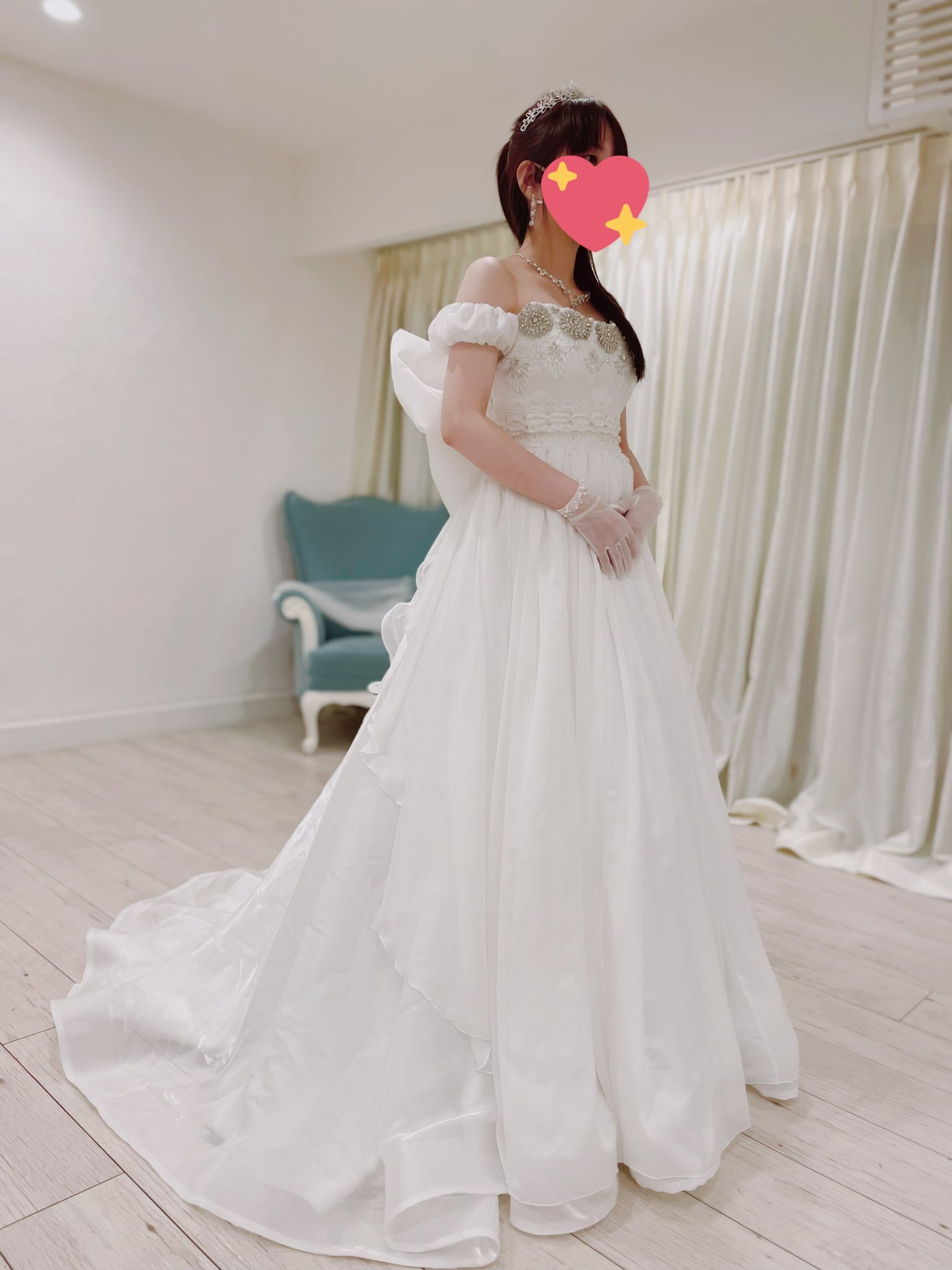 アトリエ Filer プリンセスセレニティ風のウェディングドレス もうちょっと微調整しますが可愛く着て貰えて嬉しい T Co Tbz6mjahak Twitter