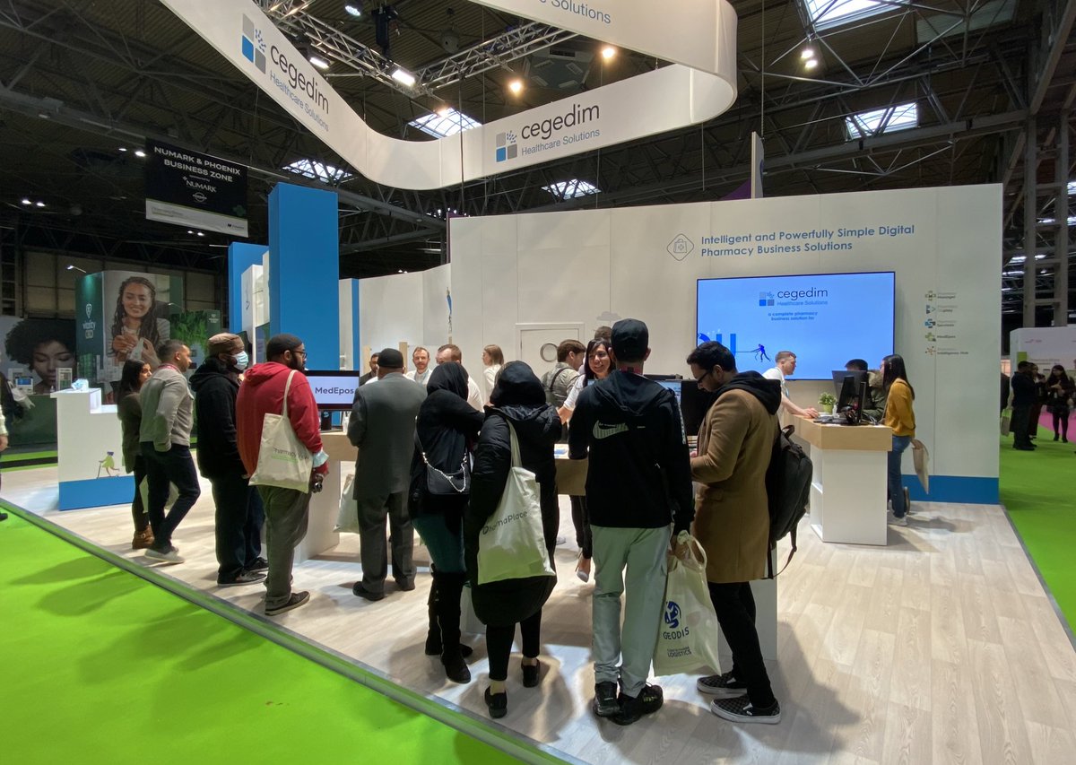 Half way through day one at <a href="/pharmacyshow/">The Pharmacy Show</a> and our team are busy with back to back demonstrations of our digital solutions, including our award winning Pharmacy Intelligence Hub.