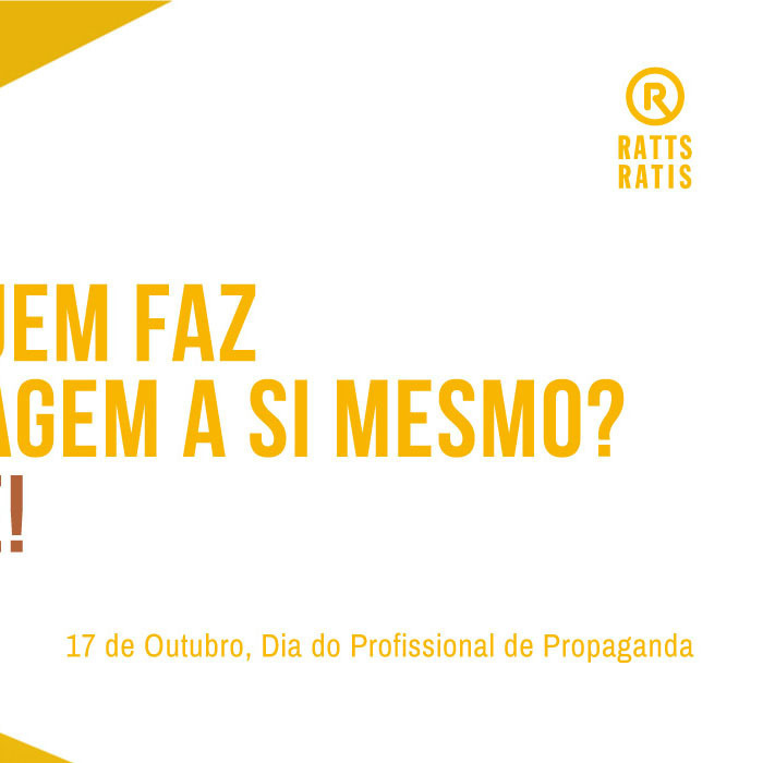 rattscom's tweet photo. Não faz mal puxar a sardinha um pouquinho pro nosso lado, né? Haha... 
Hoje as homenagens são inteiramente pra nós! 

#rattsratis #vempraratts #rattscom #propaganda #publicitário https://t.co/mHObS6GtRC