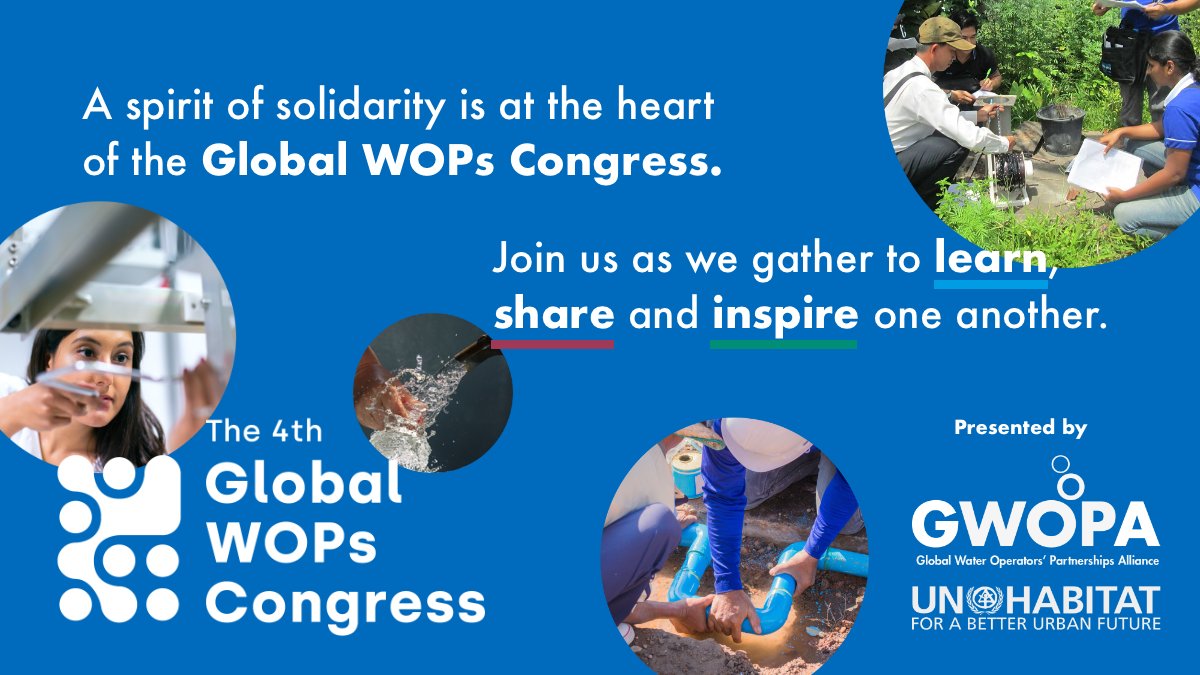 wateraid's tweet photo. The 4th Global #WOPsCongress starts tomorrow! Two weeks and 30+ events on #SDG6, #ClimateAdaptation, #CircularDevelopment & more.
🗓️ 18-29 Oct
📍 Online
💰 Free!
Find out more here: https://t.co/kfhP9v5CKi https://t.co/68zFe7w7LX