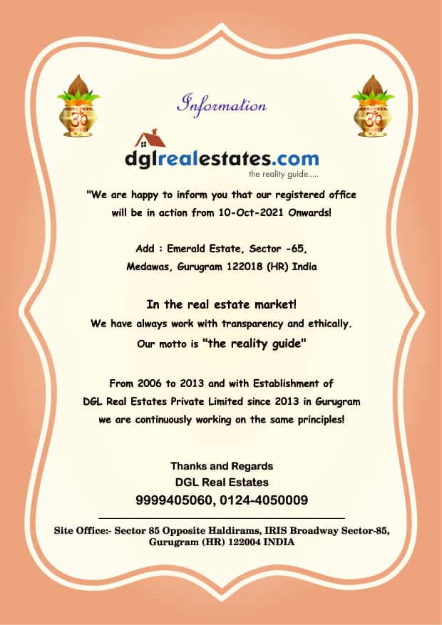 DGLRealEstates's tweet image. Information 
#Gurugram #DGLRealEstates