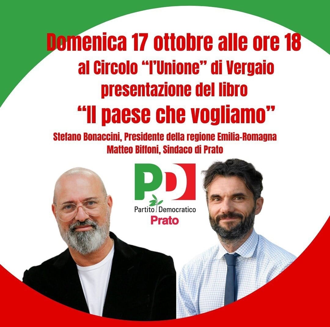 Per chi può e ha voglia...ci vediamo oggi alle 18 al #circolodivergaio (quello di Benigni, esatto...😉)