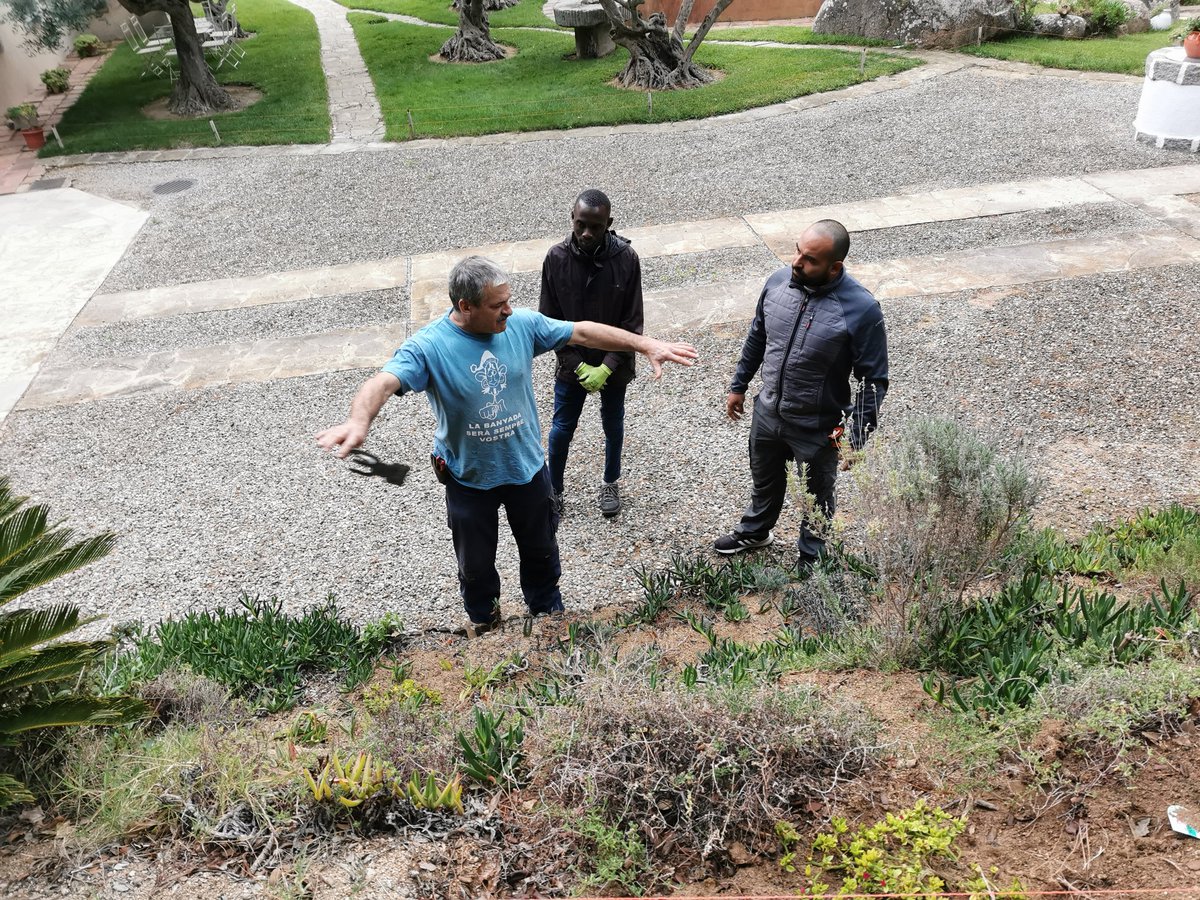 bestcanvi's tweet photo. Avui amb el nostre amic Guillem @yurral, jardiner i aspirant escriptor, hem fet un @bestcanvi: Ell ens fa una classe pràctica de com mantenir el jardí de cara a l hivern i nosaltres li oferim un taller d escriptura amb l #AlbertSànchezPiñol el proper cap d setmana.
🌳↪️↩️📚 https://t.co/3Lr463KtrQ