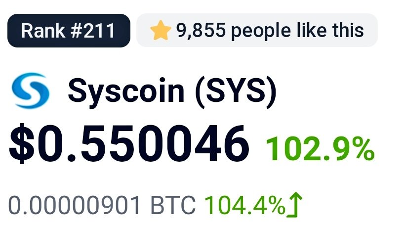NO PATIENCE, NO REWARD 
$SYS 170% since my tweet yesterday.
What a great green sunday 👌🏽🤑