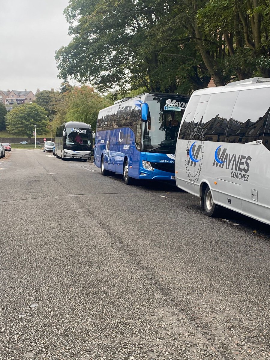 3 of our coaches met up in Inverness this afternoon, on holidays around the Highlands and Islands. Coach tourism is such an important part of Scotland’s economy, that vital cog to showcase Scotland to the world. <a href="/InvernessBID/">Inverness BID</a> <a href="/Ivan_McKee/">Ivan McKee</a> @KarenAdamMSP <a href="/CPT_Scot/">CPT Scotland</a> let’s Explore 🏴󠁧󠁢󠁳󠁣󠁴󠁿