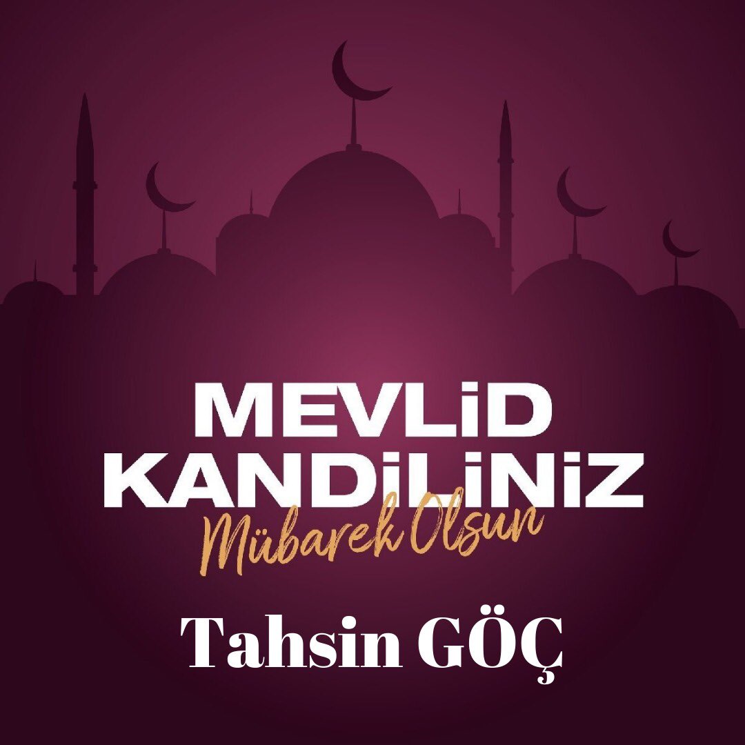 tahsingoc's tweet photo. Mübarek Mevlid Kandilinizi kutlar, sevdiklerinizle beraber saglikli, mutlu ve huzurlu bir kandil geçirmenizi temenni ederim. https://t.co/gGM4eCn3ae