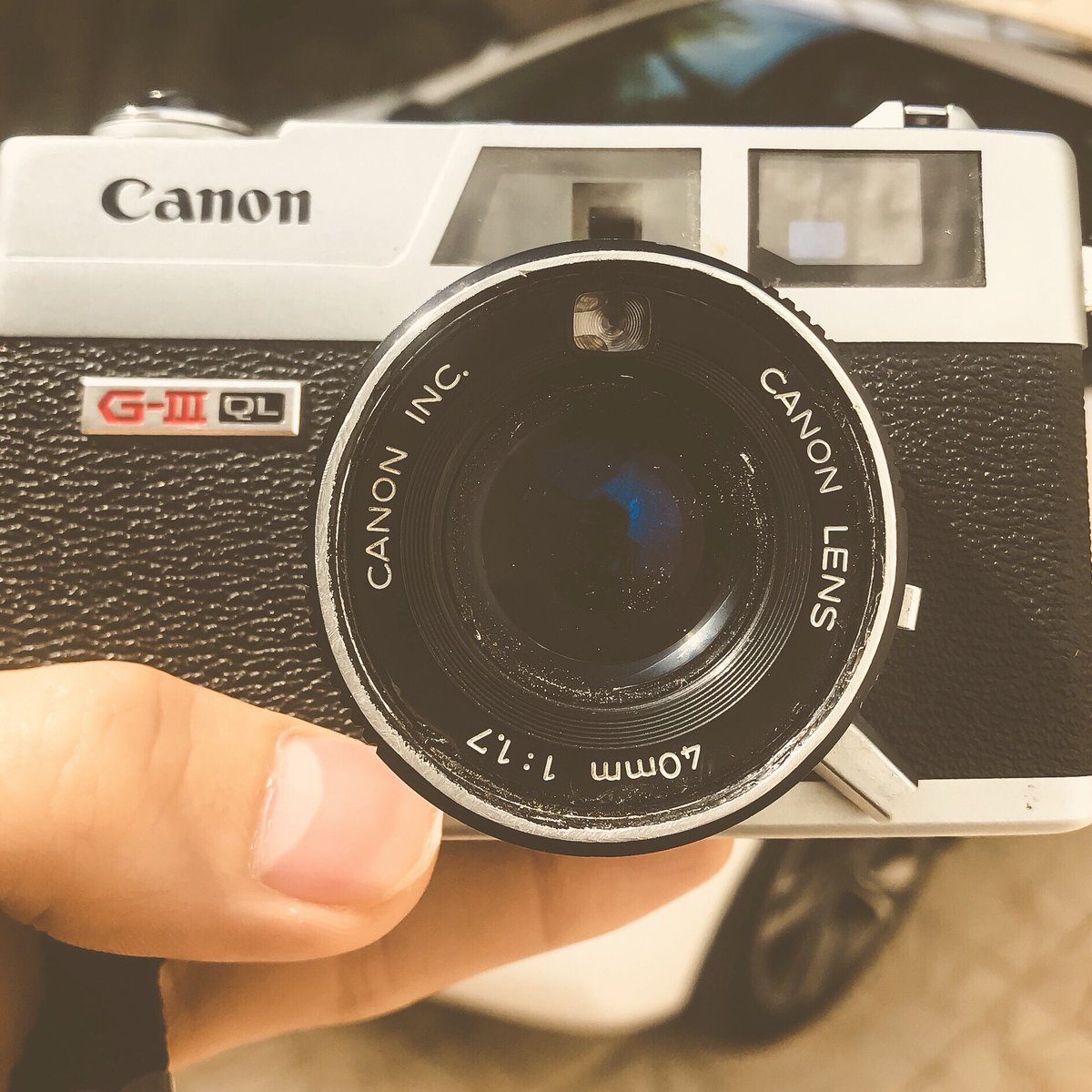 Alexganto's tweet photo. Just finished a roll of #fujifilm 36 #filmcolor with my beautiful #canon #canonetql17 . cant wait to see my experimental photos ☺️🤩 https://t.co/0ThQQNRLWk