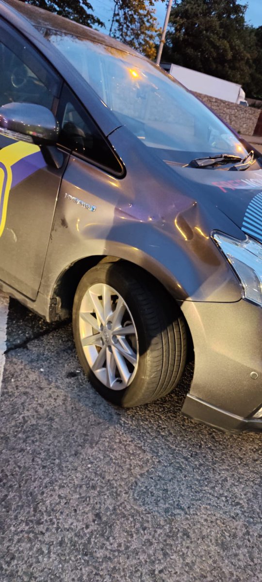 Dublin Fire Brigade responded to a road incident between a bicycle and a car yesterday. <a href="/DubFireBrigade/">Dublin Fire Brigade</a> noted "This helmet played more than its fair share in the prevention of serious injuries to a patient following a collision between their bicycle and a car." #cycling #driving