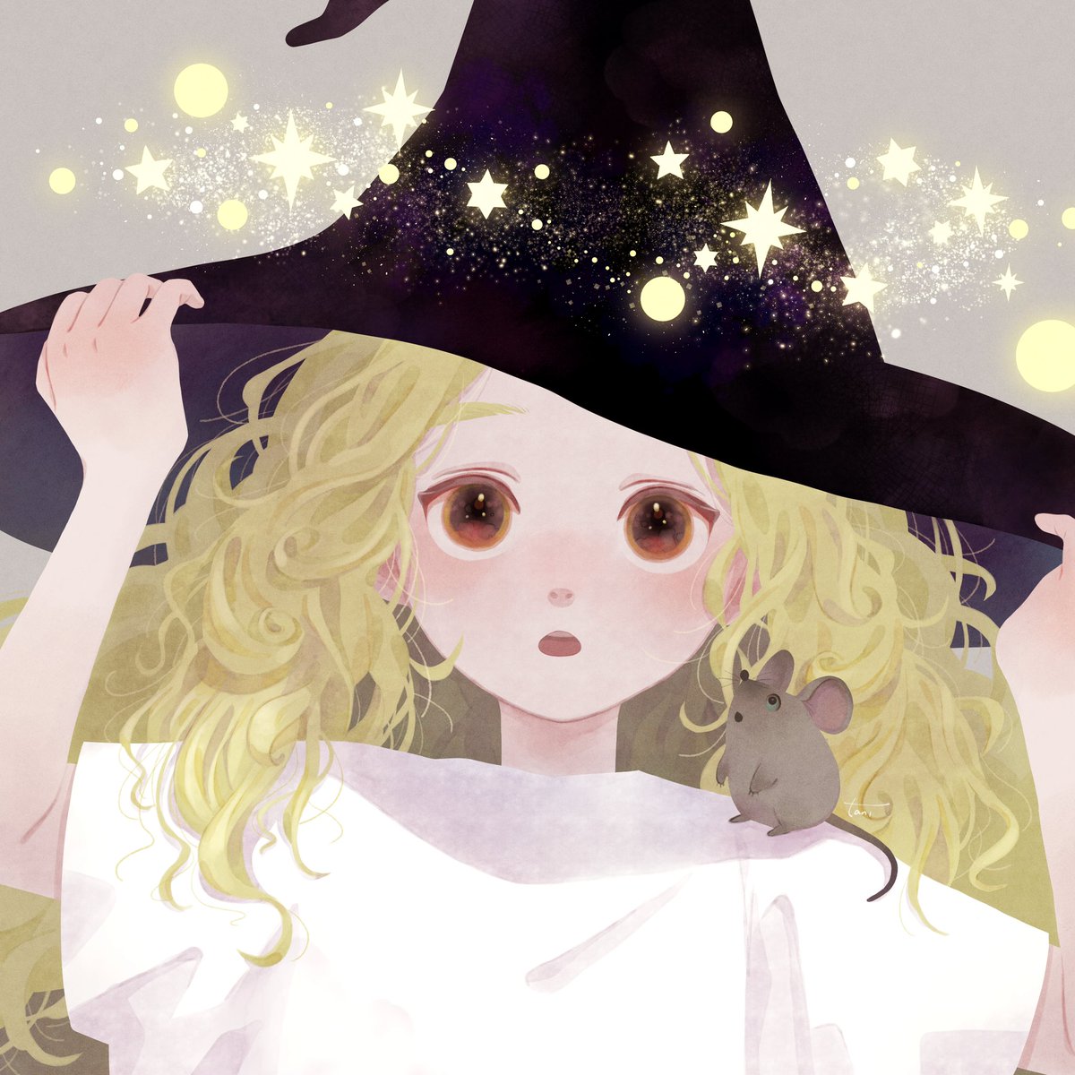 food ring ghost holding black nails jewelry blonde hair  illustration images