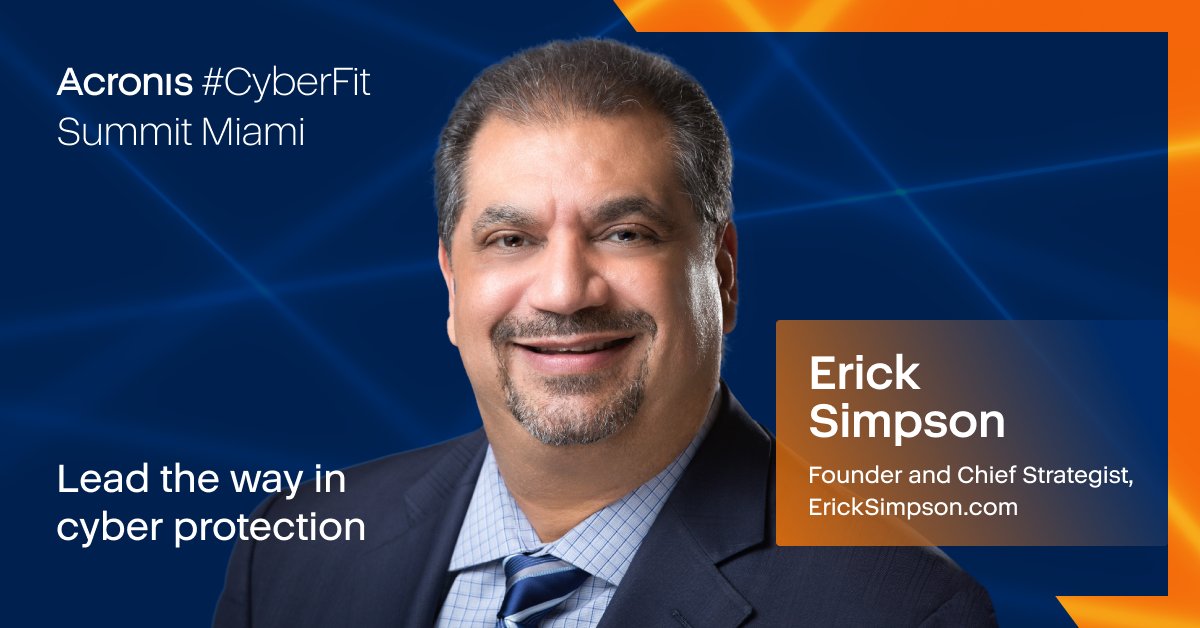 With <a href="/ErickSimpson/">Erick Simpson</a>'s help, Acronis MSP partner <a href="/CramerSnuggs/">Cramer Snuggs</a> doubled his Security Services MRR in a month!

Join him live at the #AcronisCyberFitSummit for an interactive workshop to find out how! go.acronis.com/lp/tw/register…

#CyberProtection #Cybersecurity #MSP #ManagedServices
