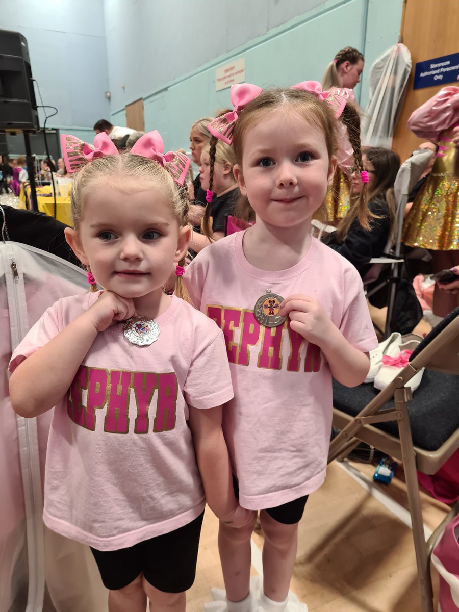 nickystopforth1's tweet image. Darcie and Elodies troupe got first place today 🥇🏆 and they both won a medal in the march around 👏 💕 @RimroseHope