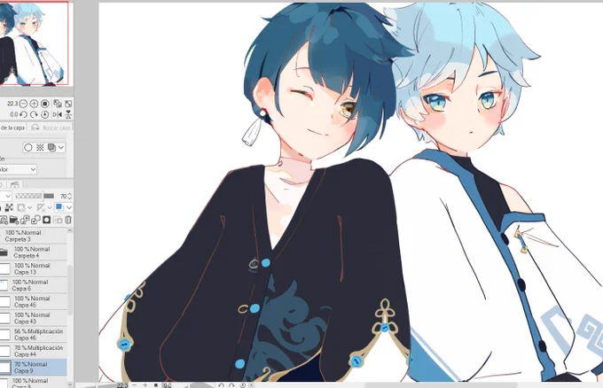 Working on some drawings with my cardigan designs! 💖💖 