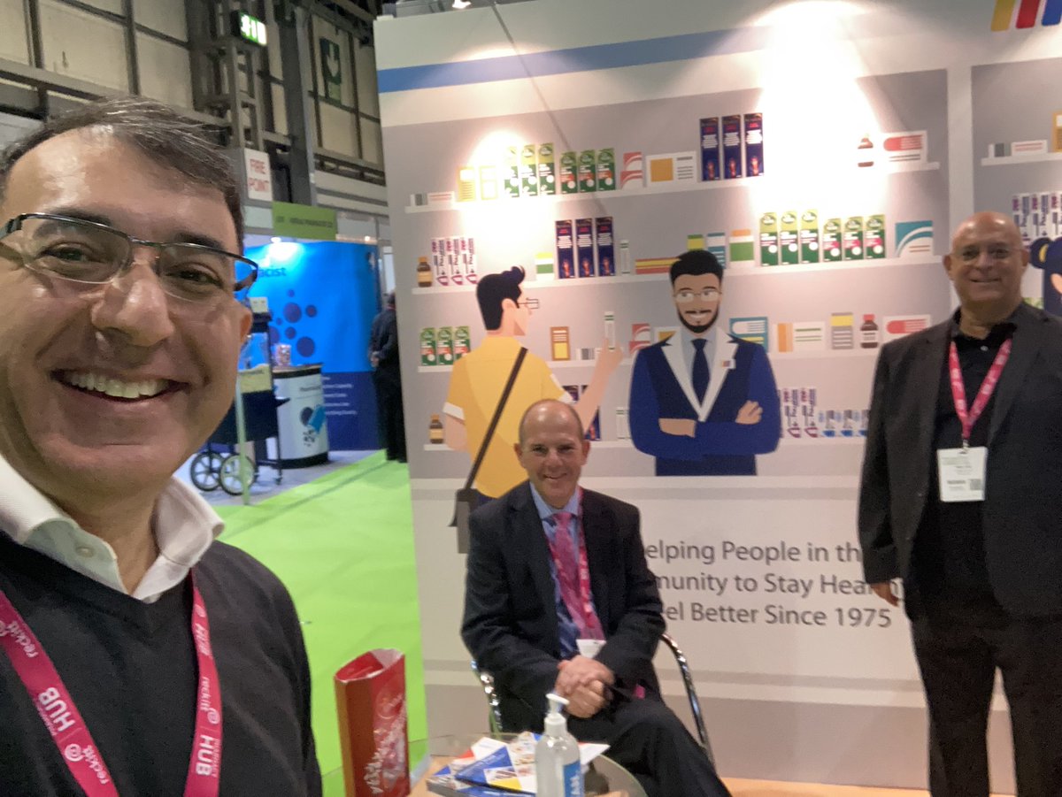Great meeting with old friends @pharmacyshow and catching up after such a long time with little personal contact @MentalWealthAcd @DayLewisGroup