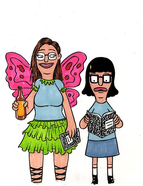 If you were Tina, what story would you perv up in an 'Erotic Fan Fiction' tale? #bobsburgers #tinabelcher #fanfiction #fanfic #eroticfanfiction This is a commission con sketch i did at #Comiccon