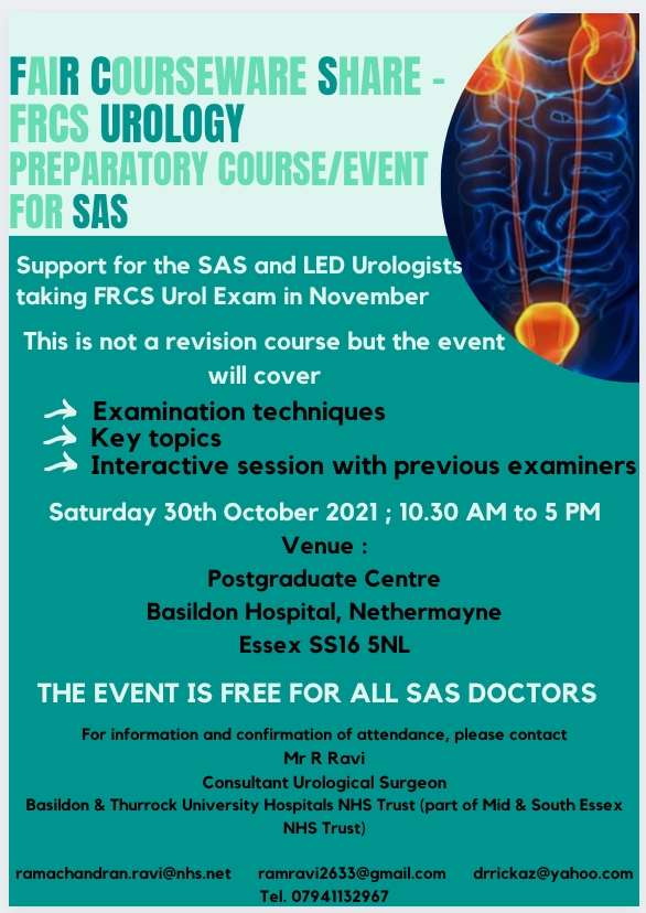 drrickaz's tweet photo. Dear SAS Colleagues, an opportunity to get some tips and mock vivas from ex-examiners just before the exam. Kindly let us know if you wish to join. 
First time managed to arrange such a session for SAS and LED Urologists! More plans for next year💪
@BAUSurology @tsoburol https://t.co/haMkgwGJ5R