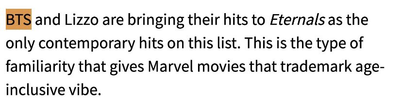 btschaneIs's tweet photo. [Confirmed] @BTS_twt “Friends” will be featured as a soundtrack in the upcoming Marvel movie entitled “Eternals”. https://t.co/SW71NO4EGE