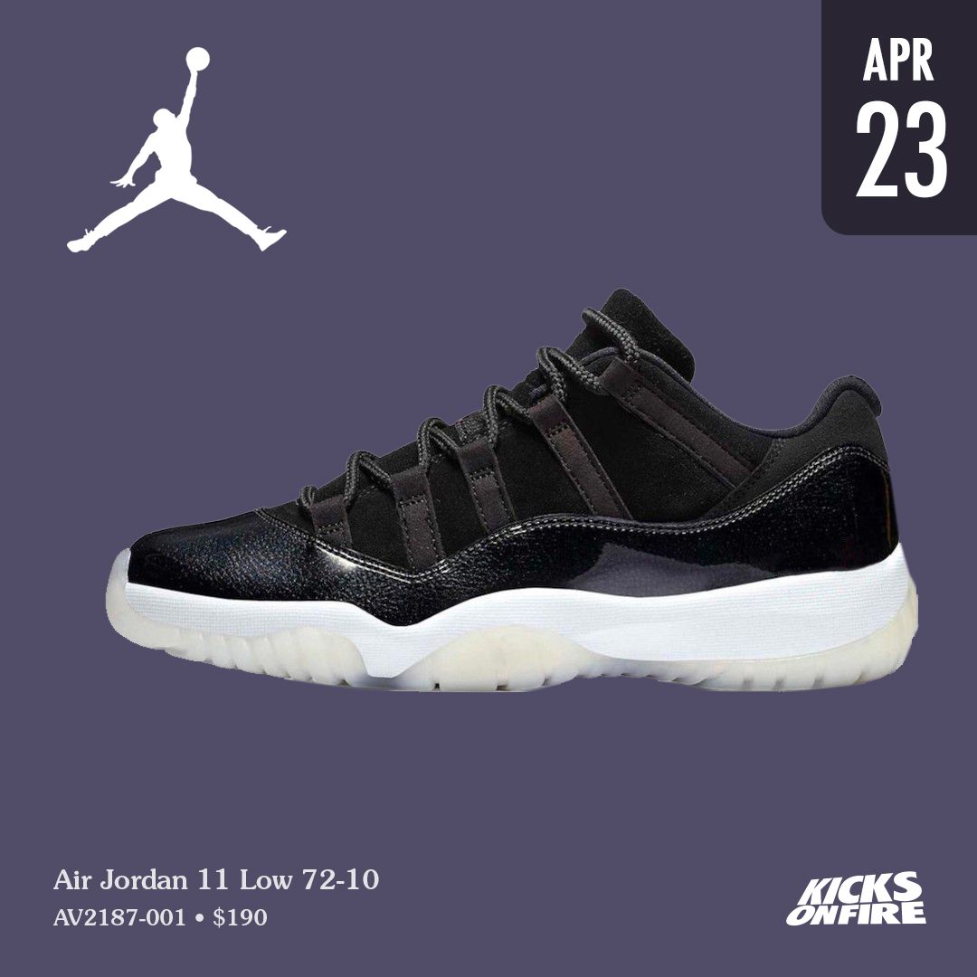 Air Jordan 11 Low 72-10 AV2187-001