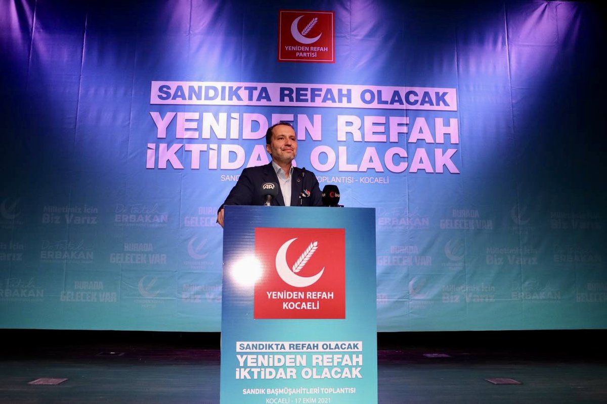 erbakanfatih's tweet photo. Malum çevreler görmek ve göstermek istemese de, Yeniden Refah heyecanı her geçen gün, tüm yurtta artıyor. 
Bugün de Kocaeli’de Yeniden Refah rüzgarı esti, sandık müşahitleri toplantımızı muazzam bir katılım ve coşkuyla gerçekleştirdik. https://t.co/idUurC9j1o