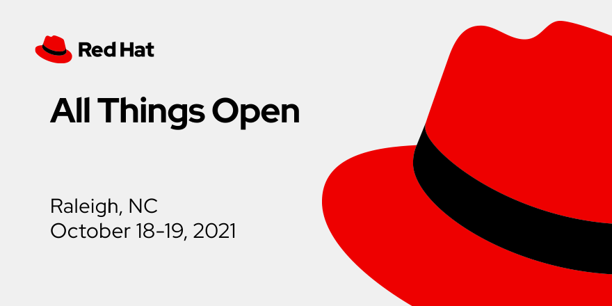 redhatopen's tweet photo. In one hour, join @mrclayton919 &amp; @Nancyskid for the #AllThingOpen D&amp;I session Careers in Tech: Calling All Majors! https://t.co/j96M5uUHt2 https://t.co/k44zNRDehs