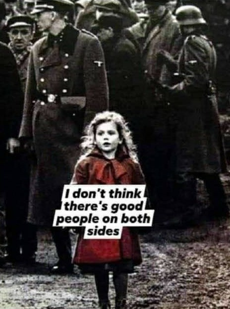 JohnRMoffitt's tweet photo. People need to vote very carefully over the next 4 years, because I am certain that there's no longer good people on each side.
#AbsolutelyCertain
Take a good long look. https://t.co/U6b8eCosAd