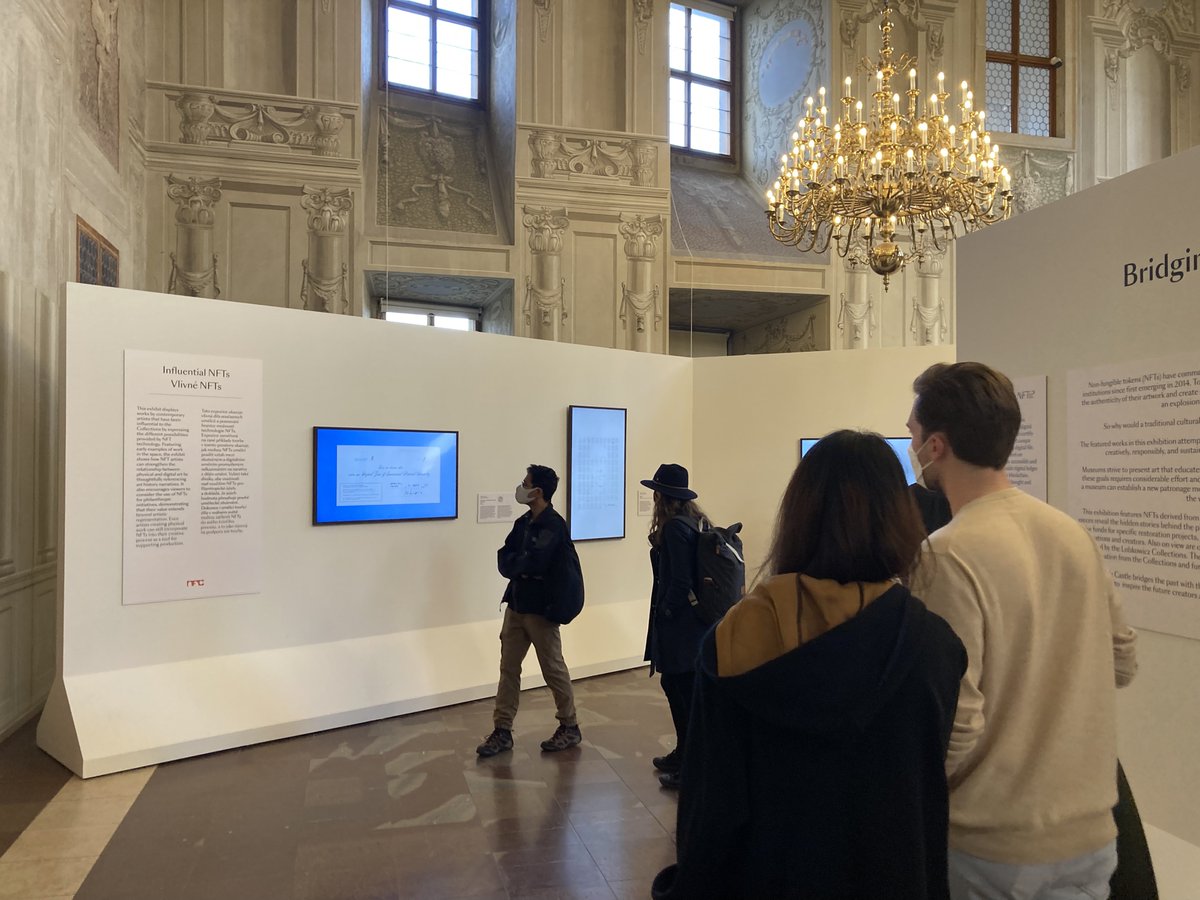 mitchellfchan's tweet photo. Oh yeah, and shameless plug: Digital Zone of Immaterial Pictorial Sensibility No. 0 was on display as well! https://t.co/4EhlMnoup3