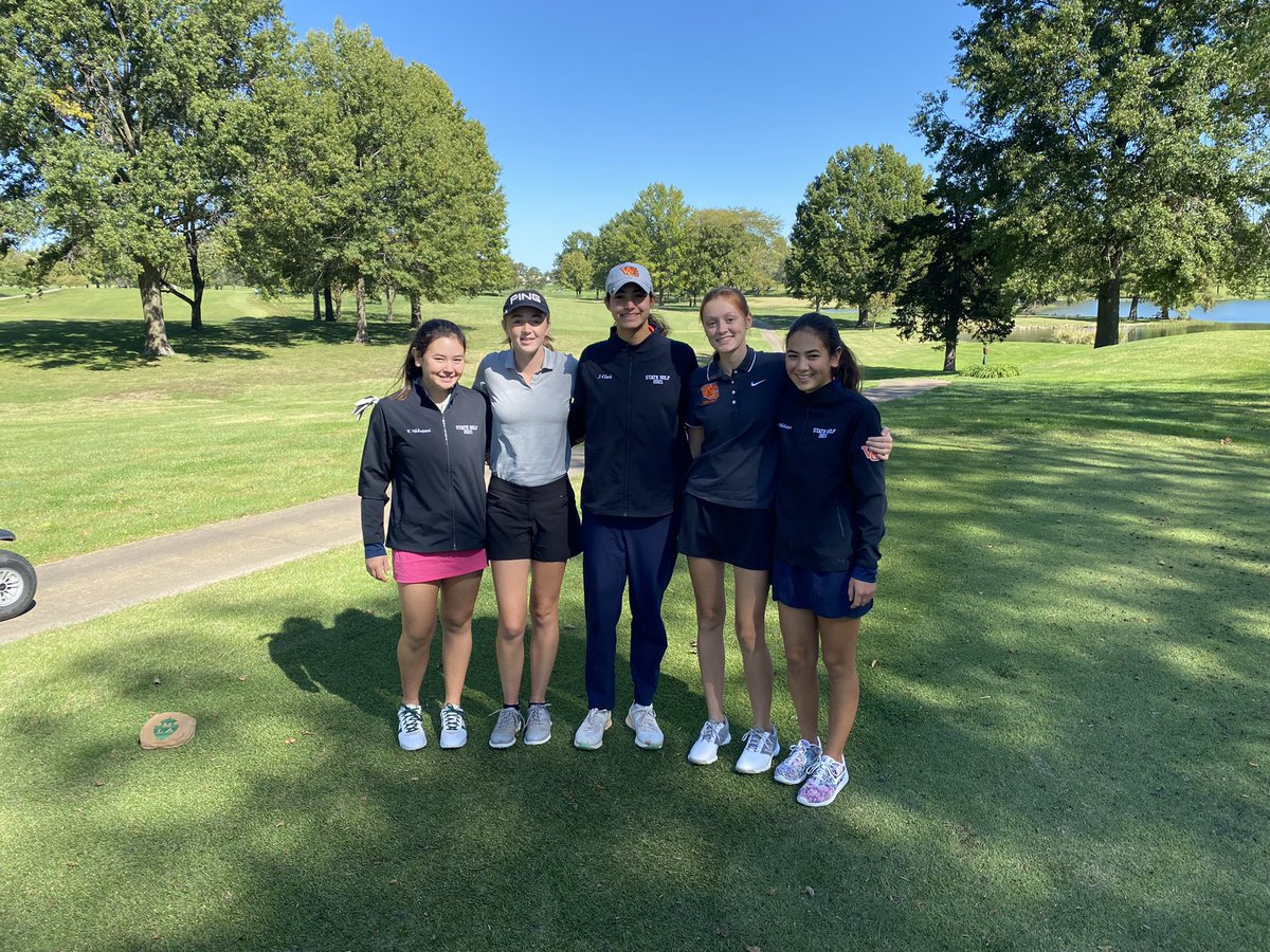 CoachSpuhl31's tweet photo. Practice round for Class 3 State Tournament!! @statesmensports @WebsterGrovesHS @WGHSgolf https://t.co/0I5kETH0I5