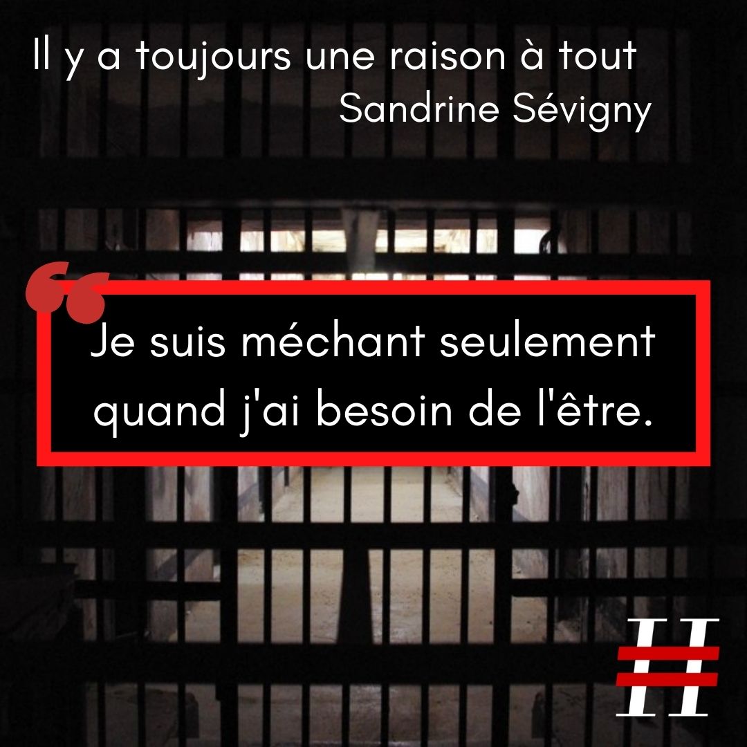 Il y a toujours une raison à tout, de Sandrine Sévigny. En librairies dès demain.