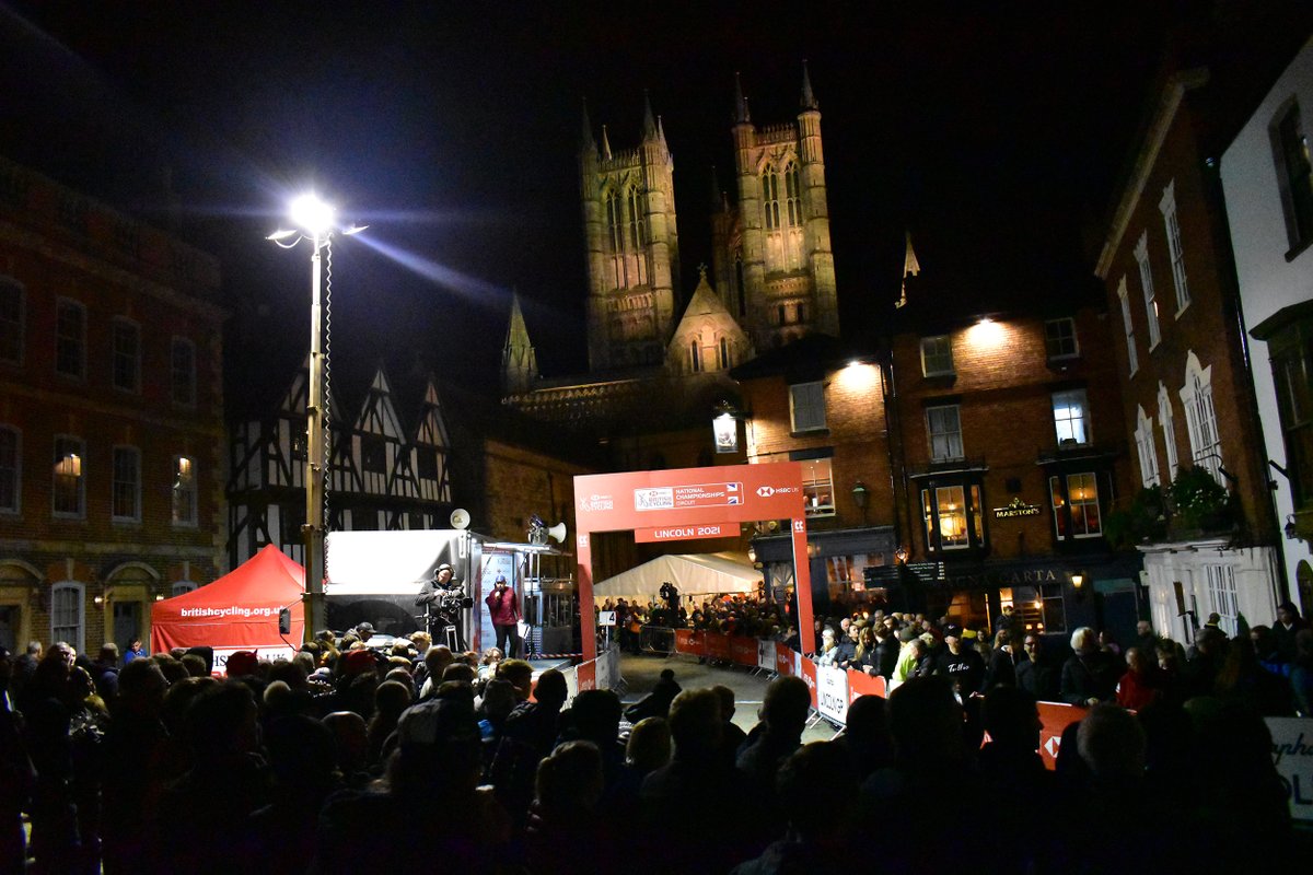 lincolnbeyond's tweet photo. What an amazing few days it has been with Lincoln hosting the British Cycling National Championships!💚

It's been inspiring to see these incredible athletes bringing our streets to life over the weekend. Congratulations to everyone involved for such spectacular entertainment 👏 https://t.co/G1NHHUkXKK