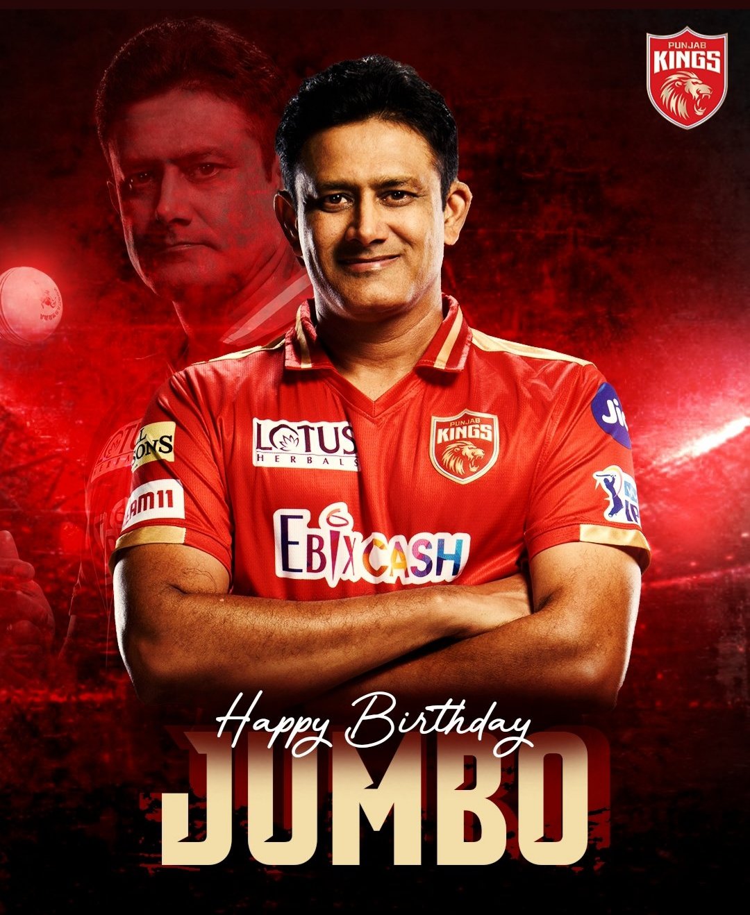 Happy  Birthday Legend
Anil kumble    