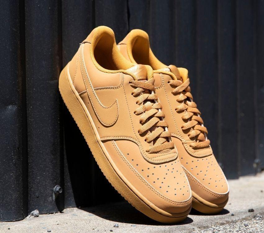 nike court vision wheat flax