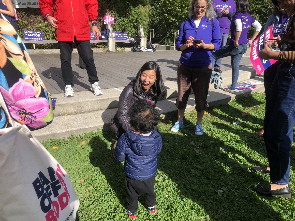 PPAdvocacyMA's tweet photo. Safe to say even PPAF’s littlest supporters are fired up to hit the doors for @wutrain after today’s endorsement kickoff and canvass!

🚂📋💖 https://t.co/rqQGZRMm1n