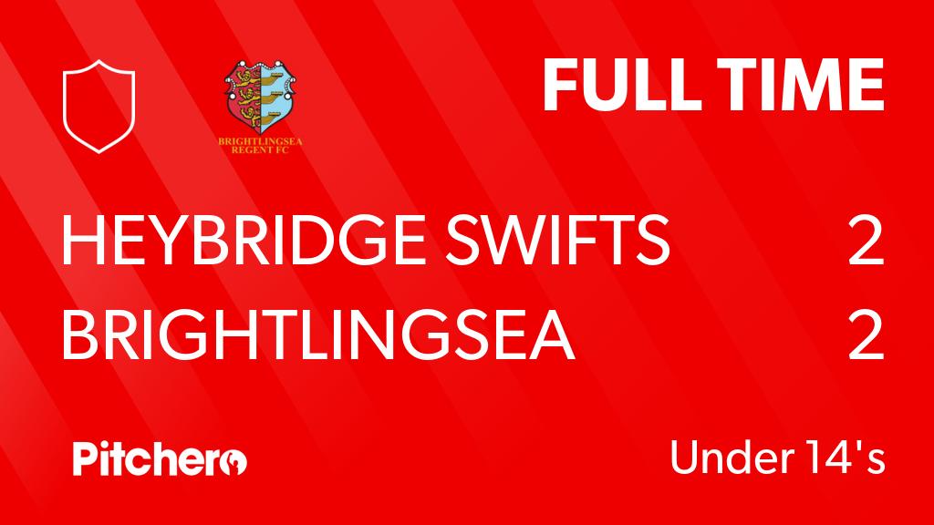 Brightlingseafc's tweet photo. FULL TIME: Heybridge Swifts U14s 2 - 2 Brightlingsea Regent FC
#HEYBRI #Pitchero
https://t.co/daqf9D2YX1 https://t.co/BJjSjiwNZT