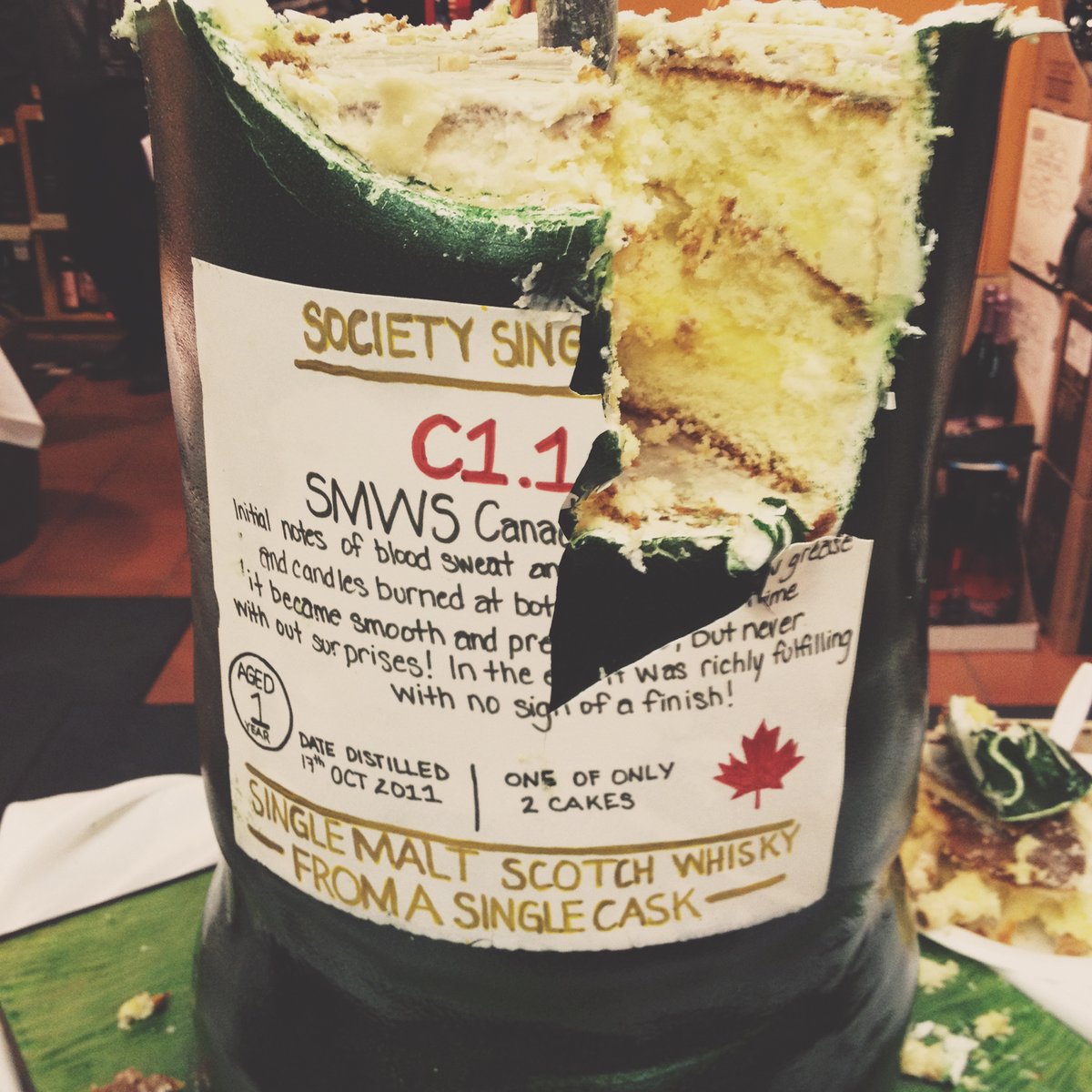 SMWS UK (@smwsuk) on Twitter photo This weekend we're raising our glasses to our friends and colleagues Kelly and Rob Carpenter, who are celebrating the 10-year anniversary of running <a href="/SMWSCanada/">SMWS Canada 🥃</a>! Full story: smws.io/0nx
📸 Cake from the Canadian branch's first birthday This weekend we're raising our glasses to our friends and colleagues Kelly and Rob Carpenter, who are celebrating the 10-year anniversary of running <a href="/SMWSCanada/">SMWS Canada 🥃</a>! Full story: smws.io/0nx
📸 Cake from the Canadian branch's first birthday