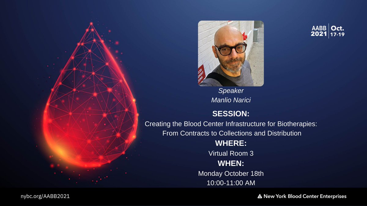 Comprehensive Cell Solutions,New York Blood Center tweet media