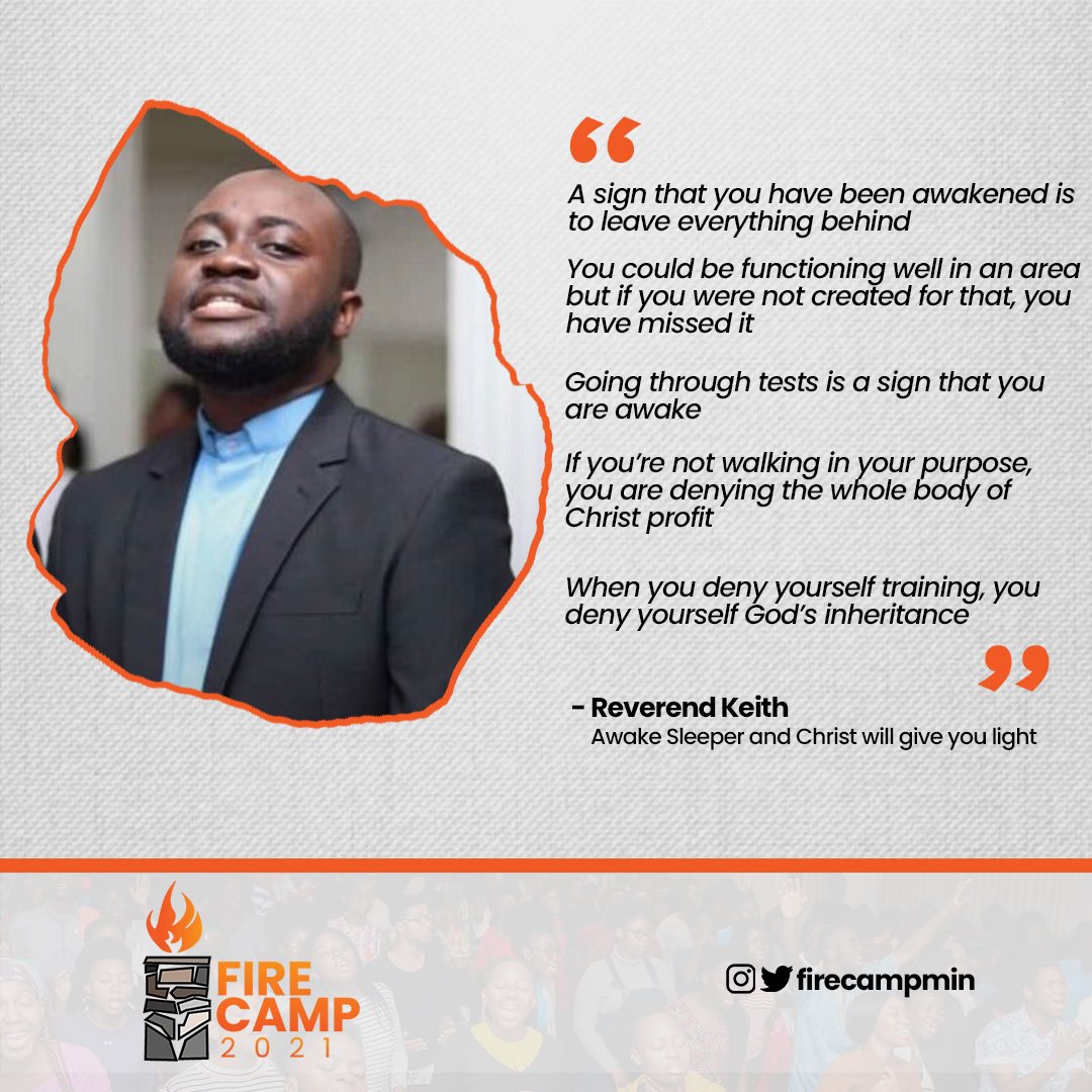 FireCampMin's tweet photo. Nuggets to keep for lifeeeee!

As we go throughout the week, let’s not forget to go over all we have learnt from fire camp 2021 https://t.co/fZngWRufqj