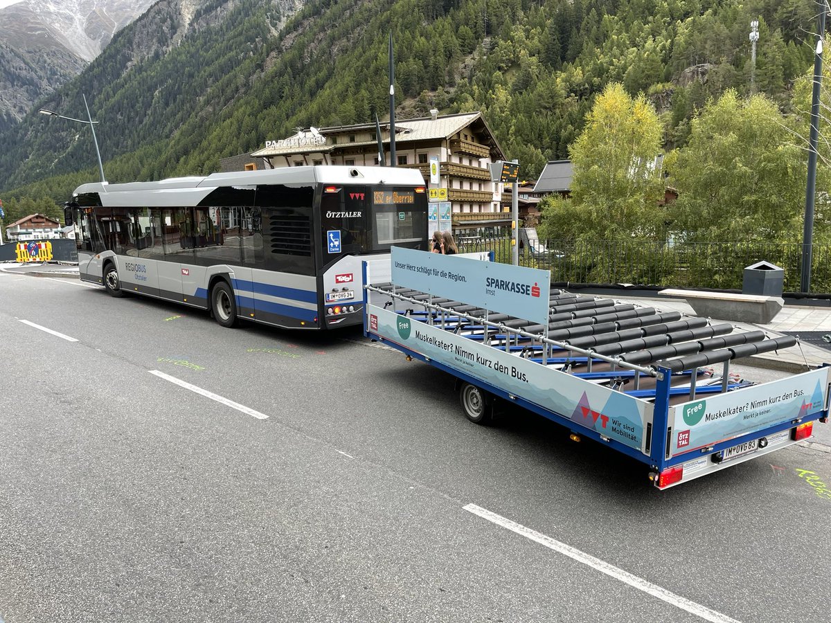 Sykkel med på bussen? Null stress. Vi har med sykkelhenger!