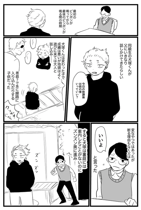 死人が出る前のピンポン・後編

遅くなりました… 