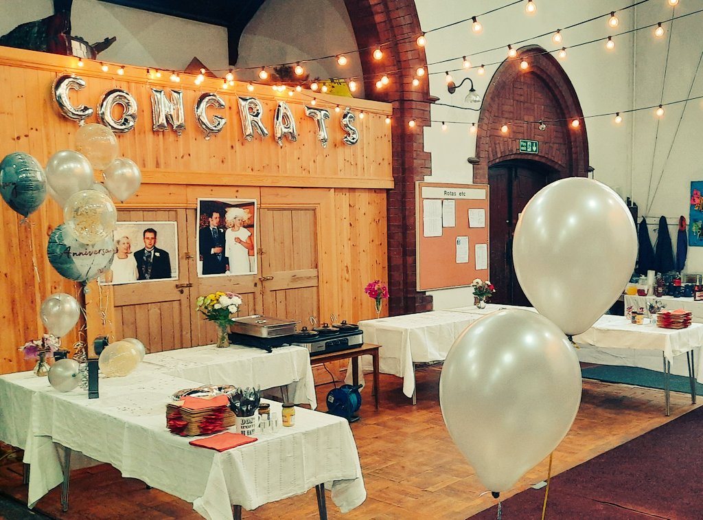 A fabulous morning family service and after-party celebrating Jackie and Nik's 25th wedding anniversary. Brilliant atmosphere! #hogroast #bouncycastle