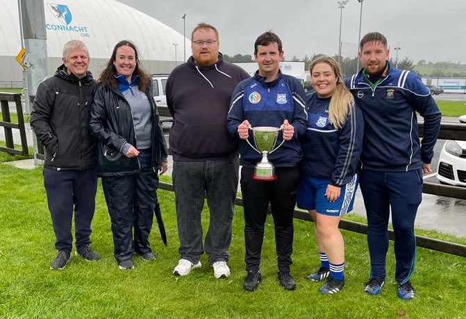 Massive thanks to the organising committee of the inaugural Connacht Challenge Cup who are pictured with the #GAARounders National Secretary Iain Cheyne and winning captain from <a href="/BreaffyGAA/">Breaffy GAA</a> <a href="/MayoGAA/">Mayo GAA</a> <a href="/ConnachtGAA/">Connacht GAA</a> #GAARounder2021