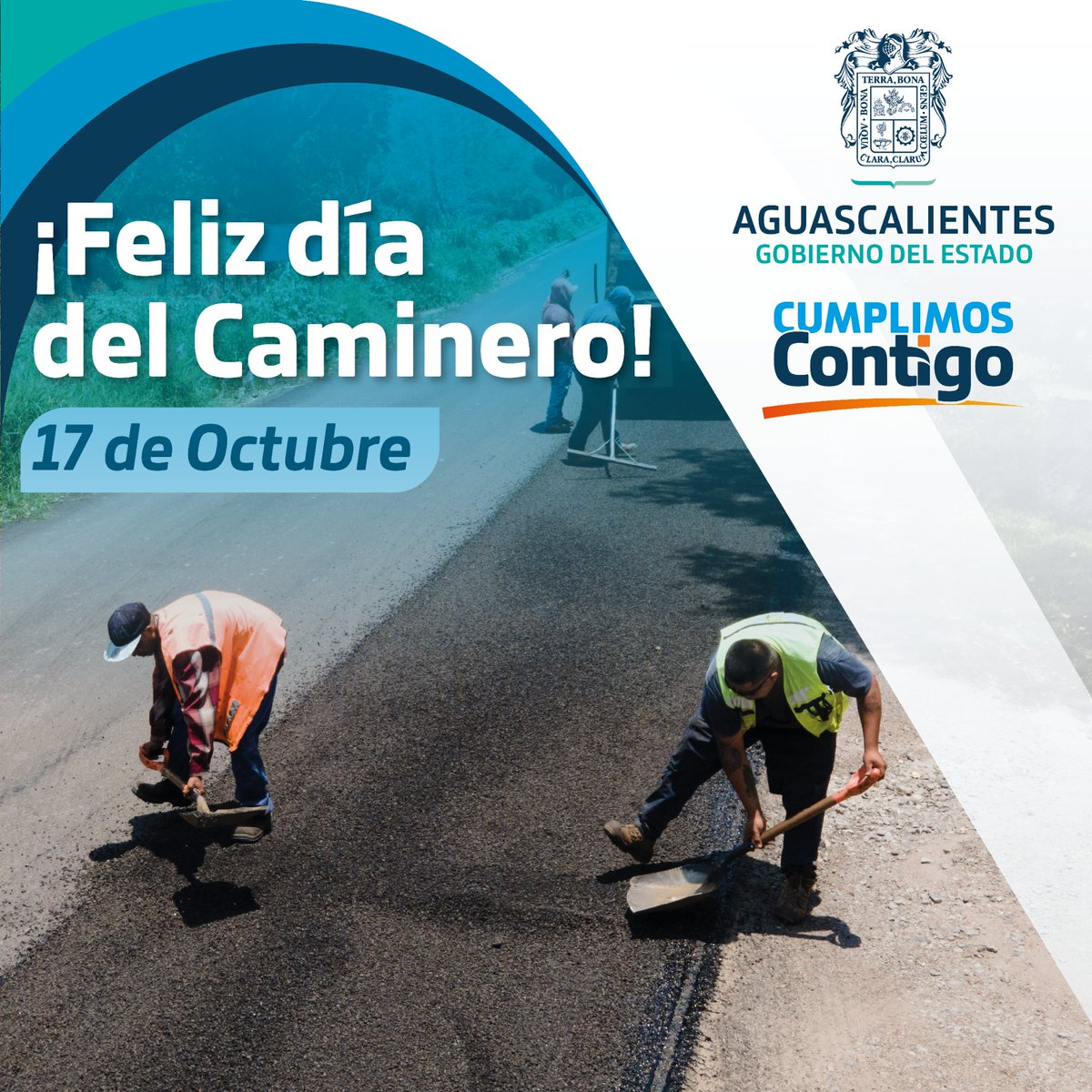 ¡Feliz Día del Caminero!
Un reconocimiento al trabajo que llevan a cabo las personas en la red de carreteras para mantenerlas en óptimas condiciones, y así nuestros traslados sean seguros.
En especial a los compañeros de la #SOP