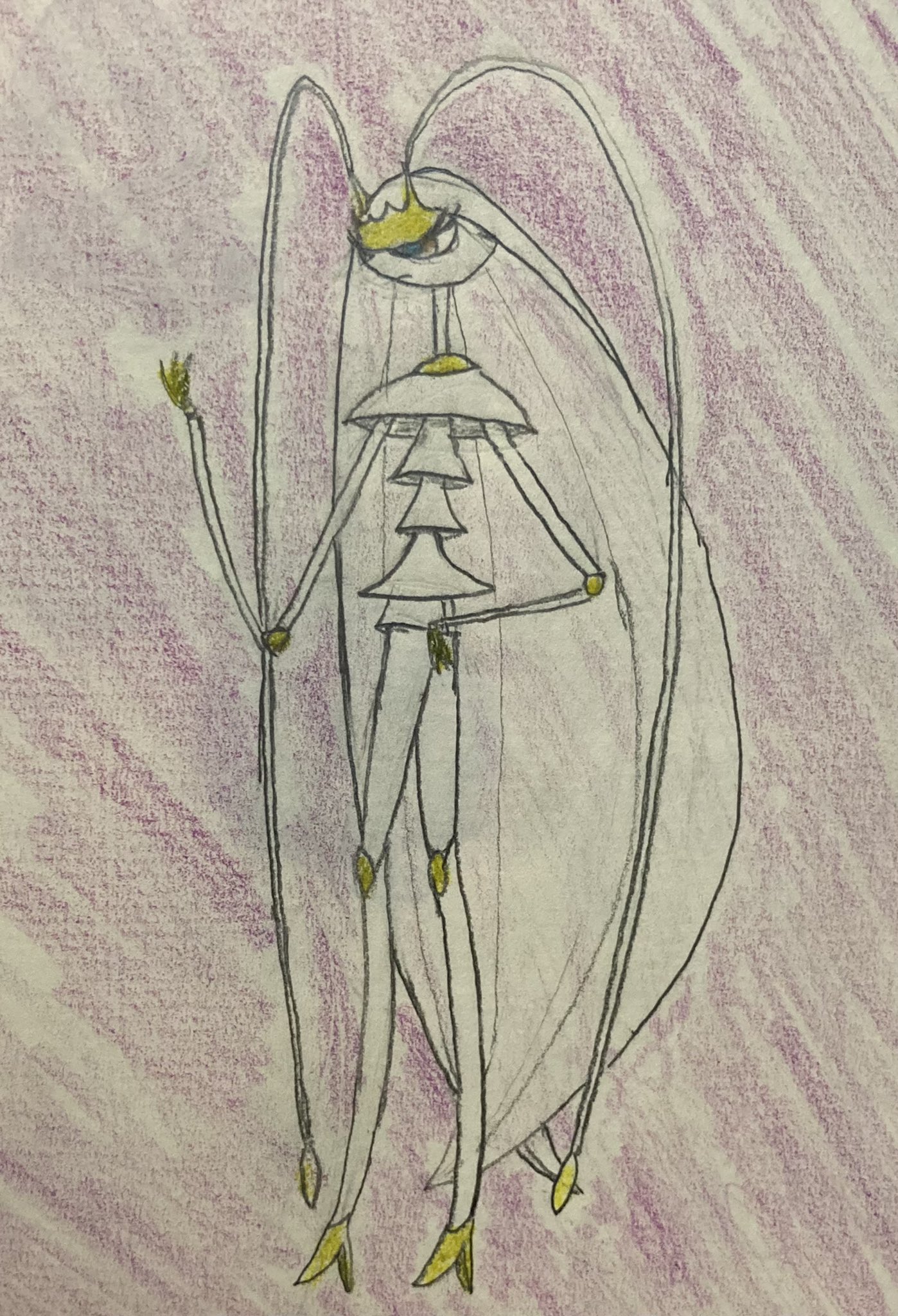 Midow みだう 毎日おえかき274日目 フェローチェ 七世代で追加されたゴキブリモチーフなのに美してかっこいいポケモンです コードネームub02 Beauty めっちゃ細長い身体で高速で動きます ウルトラビーストとかいう異次元から来たポケモンの一種だけどこの